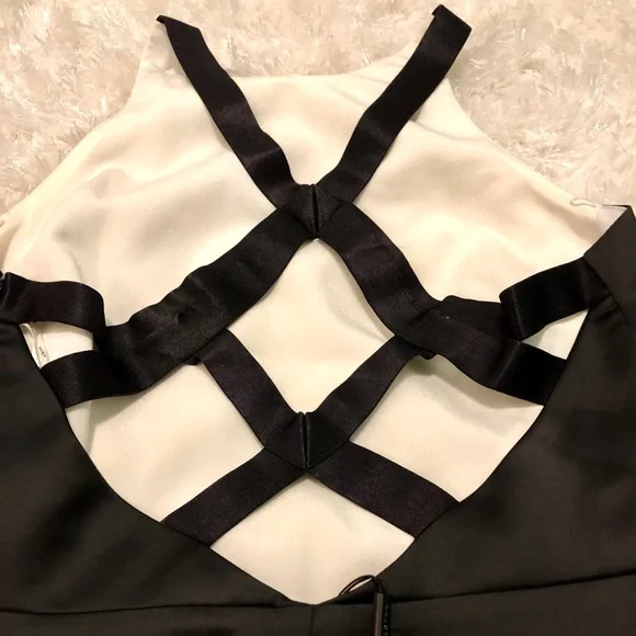 NWT- HALSTON Sleeveless Round Neck Dress - Picture 11 of 16